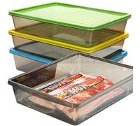 Youngever 3 Pacchi Contenitore per Carne 5L, Contenitori per affettati Fresh, Contenitore per Salumi