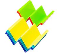 Youngever 5 Set Supporto per Taco, Grande Dimensione Regolare, Piatto Taco, Stile Vassoio Taco Truck, Materiale Abs, Molto Duro E Robusto, Lavastoviglie Top Rack Sicuro