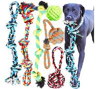Youngever 6 Pacchi Grande Cane Corda Giocattoli, Cane Masticare Giocattoli, Cane Giocattoli per Grandi, XL Grandi Cani