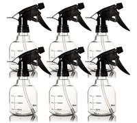 Youngever 6 Pack Empty Plastic Spray Bottles Spray Bottles for Hair and Cleaning Solutions 8 Ounce