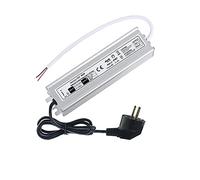 Youngine 60W Impermeabile IP67 Trasformatore del driver dell'alimentatore a LED, Uscita a bassa tensione da 100 V-265 V CA a 12 V CC con spina per uso esterno con luce a LED, cavo da 3,3 piedi