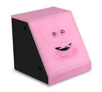 Youngine Moneta della Banca della Banca della novità Che Mangia Il Risparmio Banca dei Soldi di Risparmio della Raccolta della Banca Piggy (Rosa)