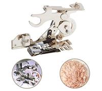 Youngine Ruffler Macchina da Cucire Piedino per arricciare Pieghe e attaccamento di Increspature per Basso Gambo Cantante, Fratello, Babylock, Viking, Janome, Kenmore