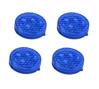 Youngine Spia per auto universale 4 spie Spia anti-collisione luci di sicurezza a LED Strobe lampeggiante Apribile a riflettore lampada Auto On/Off con 3 modalità di lampeggio (Blu)