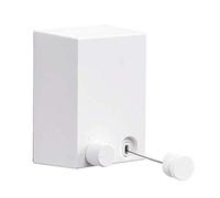 Youngine Stendipanni fissato al muro della lavanderia appendiabiti ritrattabile dell'interno dell'interno con il gancio regolabile della corda della corda d'acciaio, 4.2M / 13.8ft (Bianca)