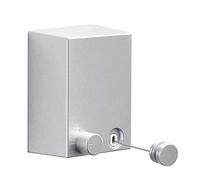 Youngine Stendipanni fissato al Muro della Lavanderia Appendiabiti ritrattabile dell'interno dell'interno con Il Gancio Regolabile della Corda della Corda d'Acciaio di 4.2M / 13.8ft (Argento)