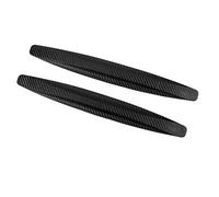 Youngine Universal Car anteriore posteriore angolo paraurti guardia protector in fibra di carbonio anti-collisione striscia adesivo anti-sfregamento bordo labbra (Nero)
