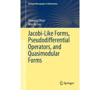 YoungJu Choie M Jacobi-Like Forms, Pseudodifferential Operato (Copertina rigida)