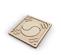 Youngmodeler Hobby Wooden Craft Kit - Blocco di legno Taegeukgi con movimento...