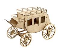 Youngmodeler Kit modellino in legno - Western Wagon Classic diligenza fai da ...