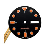 Youngran 28. 5mm Compatibile con il quadrante a doppio calendario for NH36A SKX007. Guarda la modifica del movimento Parte leisurely (Color : Orange)