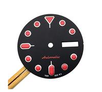 Youngran 28. 5mm Compatibile con il quadrante a doppio calendario for NH36A SKX007. Guarda la modifica del movimento Parte leisurely (Color : RED)