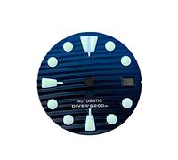 Youngran 28. 5mm Compatibile con quadrante luminoso verde singolo/a doppio calendario con quadrante verde NH35 / NH36 / 4R36 Guarda le parti di modifica del movimento leisurely