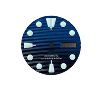 Youngran 28. 5mm Compatibile con quadrante luminoso verde singolo/a doppio calendario con quadrante verde NH35 / NH36 / 4R36 Guarda le parti di modifica del movimento leisurely