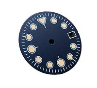Youngran 28. 5mm Guarda il quadrante compatibile for NH35 / NH36. Guarda il movimento del movimento del movimento Green Luminoso Dialwatch da polso leisurely