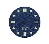 Youngran 28. 5mm Guarda il quadrante compatibile for SKX007 NH35A. Modifica del movimento Parti Dial luminoso verde leisurely (Color : Green word nails)