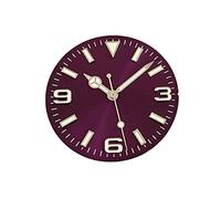 Youngran 28.5mm Guarda il quadrante di orologio + Mani Verde Sole luminoso Sun Pattern Modificato 369 Chiodo Orologio da uomo Accessorio Accessorio compatibile NH35 / NH36 / 4R / 7S Movimento leisurel
