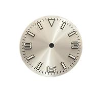 Youngran 28.5mm Guarda il quadrante di orologio + Mani Verde Sole luminoso Sun Pattern Modificato 369 Chiodo Orologio da uomo Accessorio Accessorio compatibile NH35 / NH36 / 4R / 7S Movimento leisurel