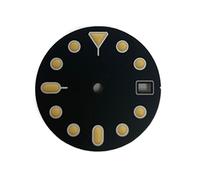 Youngran Guarda il quadrante compatibile for NH35A / NH36 / 4R36 Guarda il movimento 28. 5mm Green luminoso singolo/doppio calendario leisurely (Color : Single Calendar)