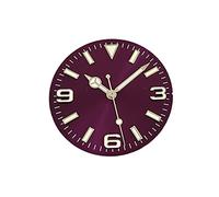 Youngran Sun Pattern 28. 5mm 369. Dial strip chiner + compatibile con la mano for NH35 / 36 / 4R / 7S Movimento verde luminoso leisurely (Color : Purple N Hand type2)