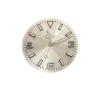 Youngran Sun Pattern 28. 5mm 369. Dial strip chiner + compatibile con la mano for NH35 / 36 / 4R / 7S Movimento verde luminoso leisurely (Color : Silver N Hand type2)