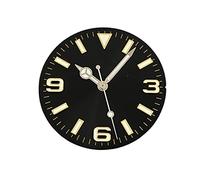Youngran Sun Pattern 28. 5mm 369. Dial strip chiner + compatibile con la mano for NH35 / 36 / 4R / 7S Movimento verde luminoso leisurely (Color : Black N Hand type2)