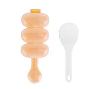 Youngsters Rice Ball Forming Tool Shaker | DIY Lunch Box Tool with 2 Shapes | Food Decorating Shaper for Rice/Meatballs/Sushi | Reusable Plastic Kitchen Gadget