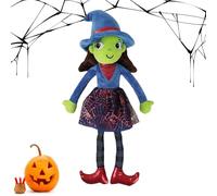 Youngwier Bambola di Halloween, peluche per bambini, a forma di bambole da strega, morbida, delicata sulla pelle, per casa, ufficio, cameretta dei bambini, soggiorno, decorazione
