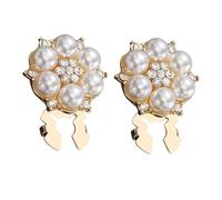 Youngwier Copri bottoni decorativi | 2 bottoni per cucire a forma di | gioielli per gemelli con perle di strass | per donne abiti per feste di matrimonio, decorazioni fai da te e, Siehe