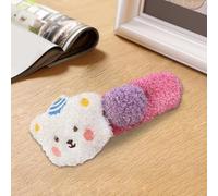 Youngwier Fermagli Per Capelli, Fermagli Peluche Orsetto Laterale Per Capelli, Accessorio Decorativo Stile Cartone Animato Per Ragazze E Donne Per Appuntamenti