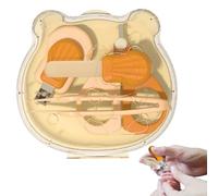 Youngwier Forbicine per unghie per bambini, Tagliaunghie per - Lima per unghie per Nuove necessità per Clippers | Tagliaunghie sicuro dal design ergonomico, lima per unghie per per, bambini,