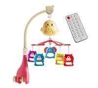 Youngwier Giocattolo Musicale per Culla - Mobile per Nursery con Telecomando,Girotondo Rilassante Portatile per Lettino e Passeggino Bambini 0-18 Mesi