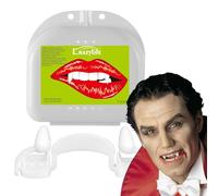 Youngwier Halloween Vampire Teeth - Denti per cosplay | Denti realistici Vampiri Trucco Accessori Per Film TV Teatro Produzioni Eventi horror