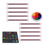 Youngwier Penna a Puntini Floreale | 10 Pezzi Forme a Petalo Attrezzi per Pittura a Punti | Multiuso Penna Arte Materiali per Creazioni in Argilla | per Progetti Studio Tessuto Cartolina Diario Album