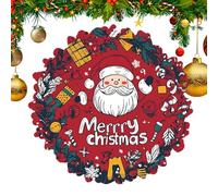 Youngwier Puzzle per bambini, motivi decorativi di Natale, ghirlanda di Natale, puzzle in legno, per uomini, ragazze, adolescenti, marito, figlia, amici, colleghi