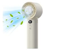 Youngwier Ventilatore Manuale Pieghevole,Ventilatore Viaggio Silenzioso Piehevole Ricaricabile | Dispositivo Intelligente A Velocità Multiple Con Flusso D'Aria Intenso Per Trekking Sport