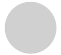 younikat Tappetino per mouse grigio I Ø 22 cm rotondo I Tappetino per mouse dimensione standard, antiscivolo I semplice moderno senza tempo I dv635