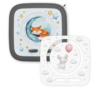 younikat Toniebox 2 pellicole protettive - 2 pellicole autoadesive su misura - protezione antigraffio rimovibile senza lasciare residui I Volpe Mouse I you0160