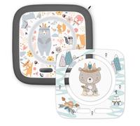 younikat Toniebox 2 pellicole protettive - 2 pellicole autoadesive su misura - protezione antigraffio rimovibile senza lasciare residui I animali indiani you0167