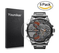 Youniker DZ7315 Mr Daddy Watch - Pellicola protettiva per display diesel, 5 pezzi, per Diesel Men DZ7315 Crystal Clear HD, antigraffio, anti-impronte, pellicola senza bolle