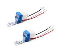 YOUNLEN AC 220V 10A crepuscolare Automatico Interruttore della luce,Interruttore crepuscolare da esterno,fotocellula Interruttore sensore luce fotocellula(2 Pcs)