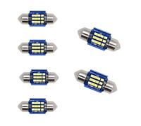YOUNLEN auto lampadina siluro led Canbus no error c5w Super Bright 12V 24V CANBUS Error Free usato per Interior Dome Light Map Targa Luci di Cortesia Luce cupola della carta(Bianco) (31MM)