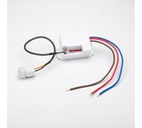 YOUNLEN Interruttore sensore a infrarossi,Mini Sensore Movimento Infrarossi per Interni 230V,Raggio di rilevamento 8 m a 360° Con Sensore Crepuscolare,IP20, Bianco（2 Pz）