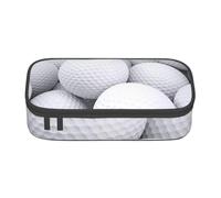 YounPrenG Astuccio portapenne, astuccio portapenne stampato di grande capacità, portapenne per ufficio e scuola,Modello di palline da golf 3D