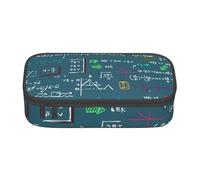 YounPrenG Astuccio portapenne, astuccio portapenne stampato di grande capacità, portapenne per ufficio e scuola,Formula matematica stampata