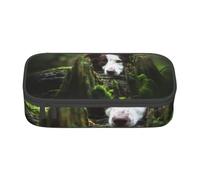 YounPrenG Astuccio portapenne, astuccio portapenne stampato di grande capacità, portapenne per ufficio e scuola,Border Collie Stone Dolce Marrone Cani Animali Domestici