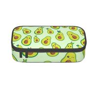 YounPrenG Astuccio portapenne, astuccio portapenne stampato di grande capacità, portapenne per ufficio e scuola,Simpatico avocado stampato