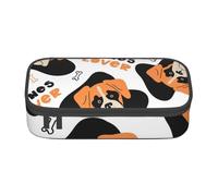YounPrenG Astuccio portapenne, astuccio portapenne stampato di grande capacità, portapenne per ufficio e scuola,Reticolo Senza Giunte Con Il Boxer