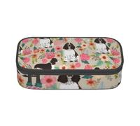 YounPrenG Astuccio portapenne, astuccio portapenne stampato di grande capacità, portapenne per ufficio e scuola,Springer spaniel inglese