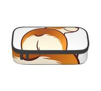 YounPrenG Astuccio portapenne, astuccio portapenne stampato di grande capacità, portapenne per ufficio e scuola,Culo divertente del cane Corgi